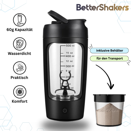 BetterShakers - Elektrischer Shaker Schwarz