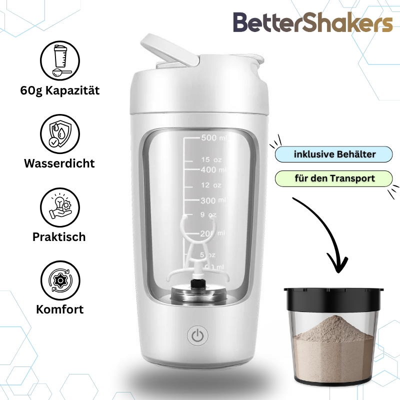 BetterShakers - Elektrischer Shaker Weiss