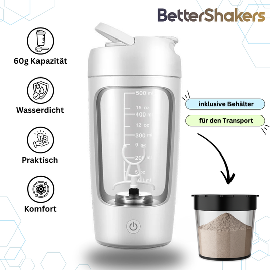 BetterShakers - Elektrischer Shaker Weiss